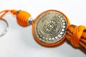 <b>Brelok Artystyczne Zdobienia - Marokański Ornament z Pomarańczem<b>