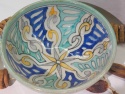  <b> Ceramika - Marokańska Misa Zielona - Tradycja Z Cudownego Miasta Fez - NOWY Model<b>