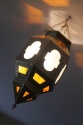 <b>         Lampion Lampa Abażur Marokański Styl - Eleganckie Rękodzieło Z Brązu<b> 