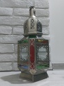   <b>       Lampion Lampa Latarnia Marokański Styl - Ażur W Połączeniu Z Kolorowymi Szkłami<b> 